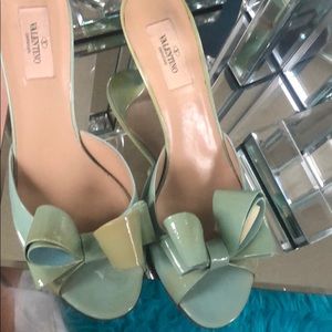 Patent kitty heels Valentino